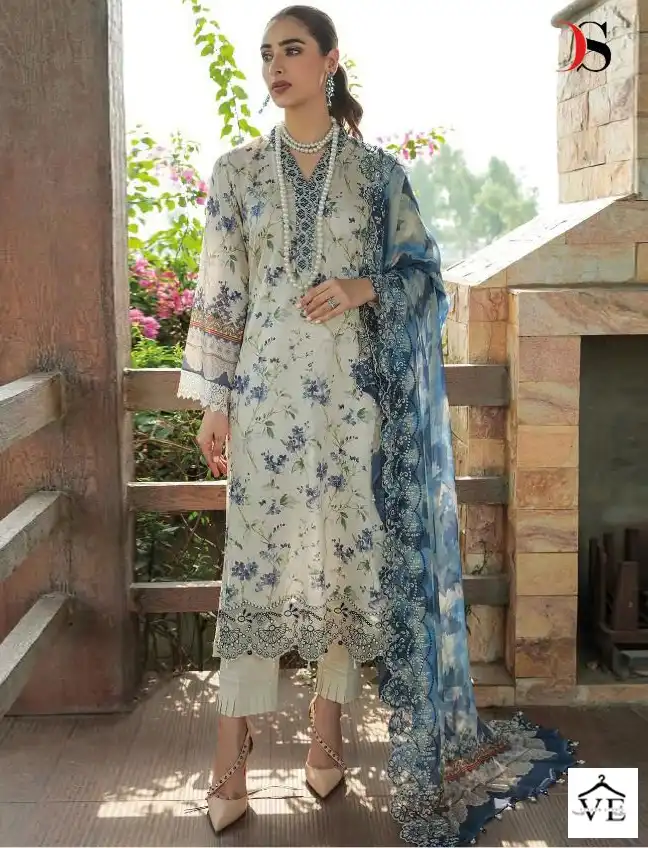 Deepsy Suits Chunari Lawn Mini Nx Pure Cotton Wholesale Pakistani Salwar Suit Catalog — Wholesale Salwar Suits, MPA wholesale from Surat — view 1