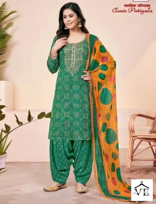 Alok Suits Classic Patiyala Viscose Wholesale Fancy Swarovski Work Salwar Suit Catalog — Wholesale Salwar Suits, MPA wholesale from Surat — view 1