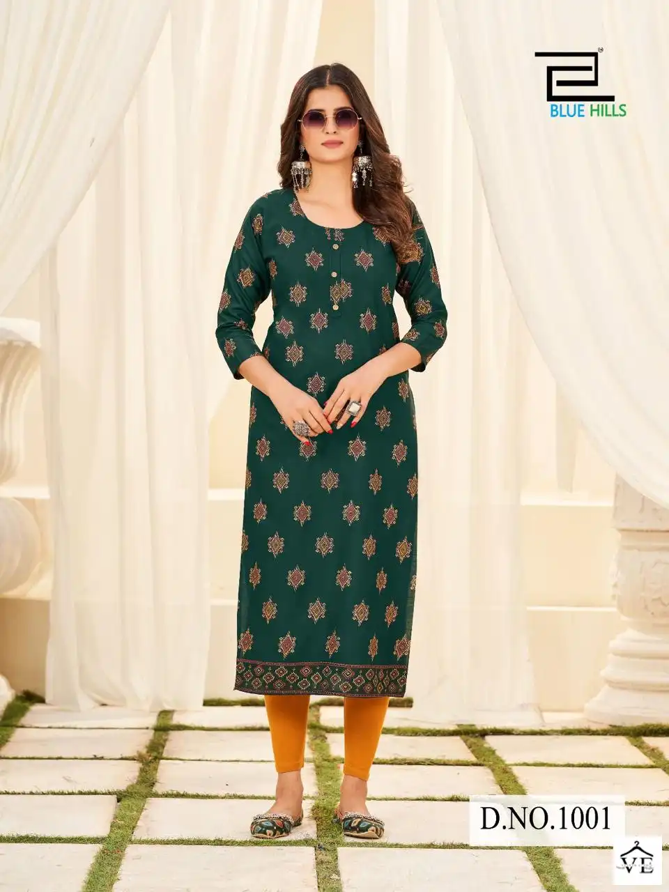 Blue Hills Classmate Vol-1 Rayon 14Kg Wholesale Kurti Catalog — Wholesale Kurtis, MPA wholesale from Surat — view 6