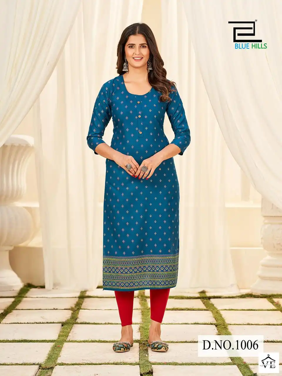 Blue Hills Classmate Vol-1 Rayon 14Kg Wholesale Kurti Catalog — Wholesale Kurtis, MPA wholesale from Surat — view 8