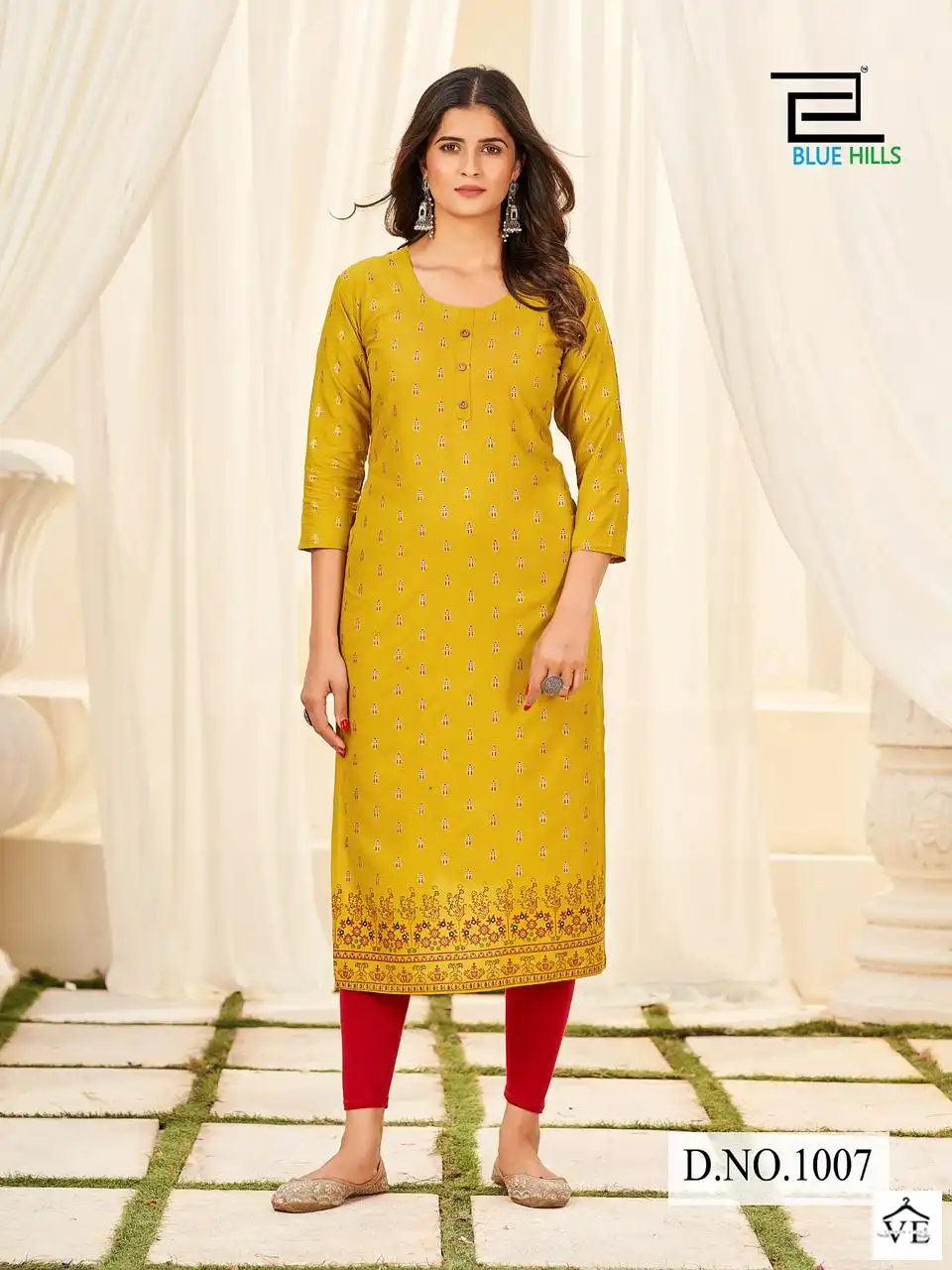 Blue Hills Classmate Vol-1 Rayon 14Kg Wholesale Kurti Catalog — Wholesale Kurtis, MPA wholesale from Surat — view 4