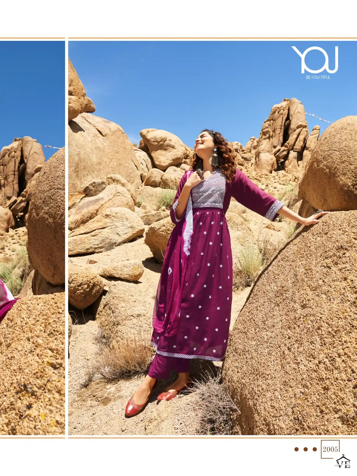 Wanna Coral Rayon Slub Wholesale Readymade Suits Catalog — Wholesale Salwar Suits, MPA wholesale from Surat - Gallery Image 3
