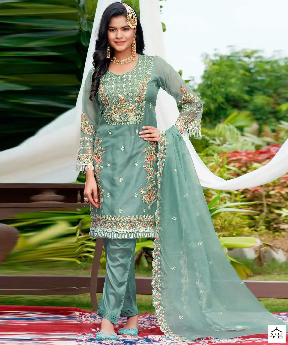 Deepsy Suits D No 1094 Organza Wholesale Designer Pakistani Salwar Suit Catalog — Wholesale Salwar Suits, MPA wholesale from Surat — view 1