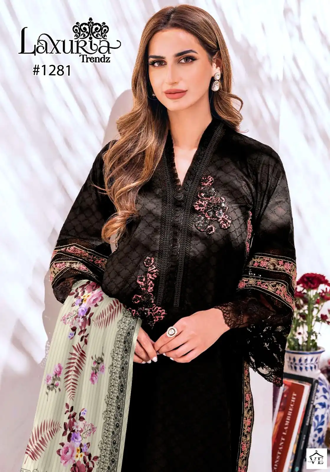 Laxuria D No 1281 Georgette Wholesale Pakistani Readymade Salwar Suit Catalog — Wholesale Salwar Suits, MPA wholesale from Surat - Gallery Image 2