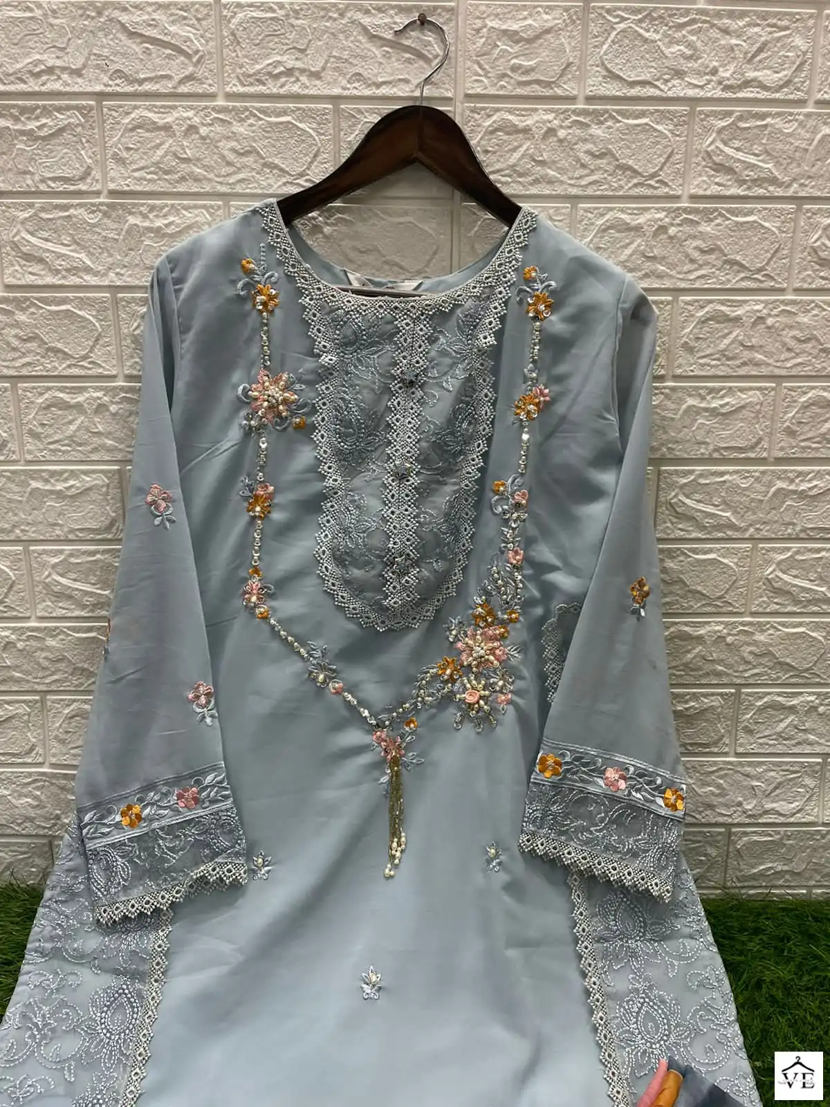Laxuria D No 1287 Georgette Wholesale Pakistani Readymade Salwar Suit Catalog — Wholesale Salwar Suits, MPA wholesale from Surat - Gallery Image 2