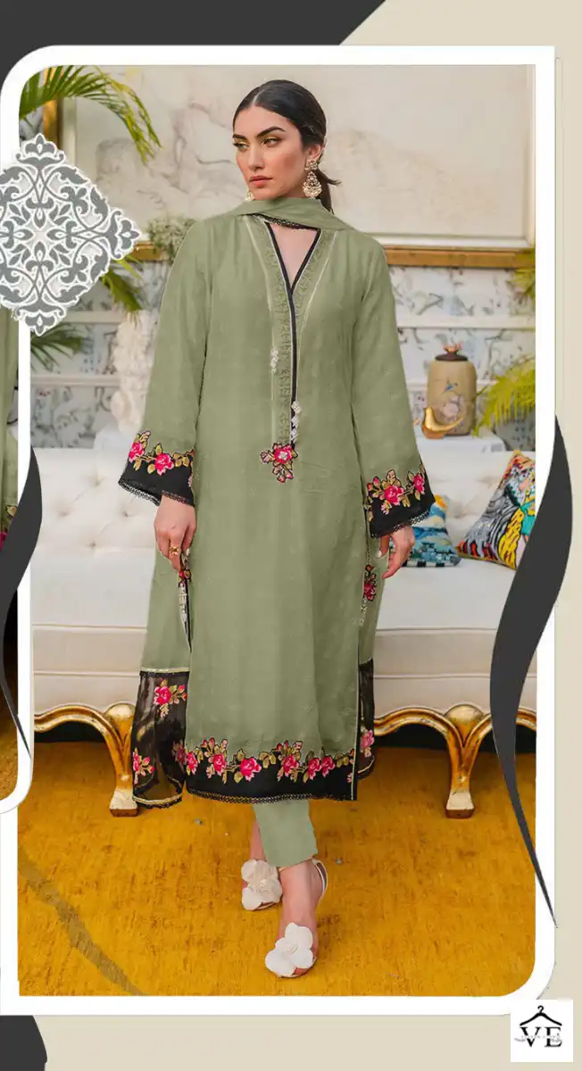 Vardan Ethnic D No 2727 Georgette Wholesale Pakistani Readymade Salwar Suit Catalog — Wholesale Salwar Suits, MPA wholesale from Surat - Gallery Image 3