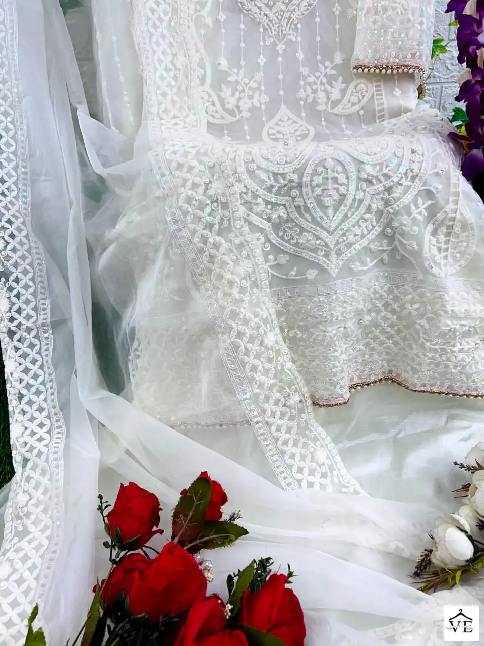 Dinsaa 211 Organza Wholesale Pakistani Suit Catalog — Wholesale Salwar Suits, MPA wholesale from Surat - Gallery Image 15