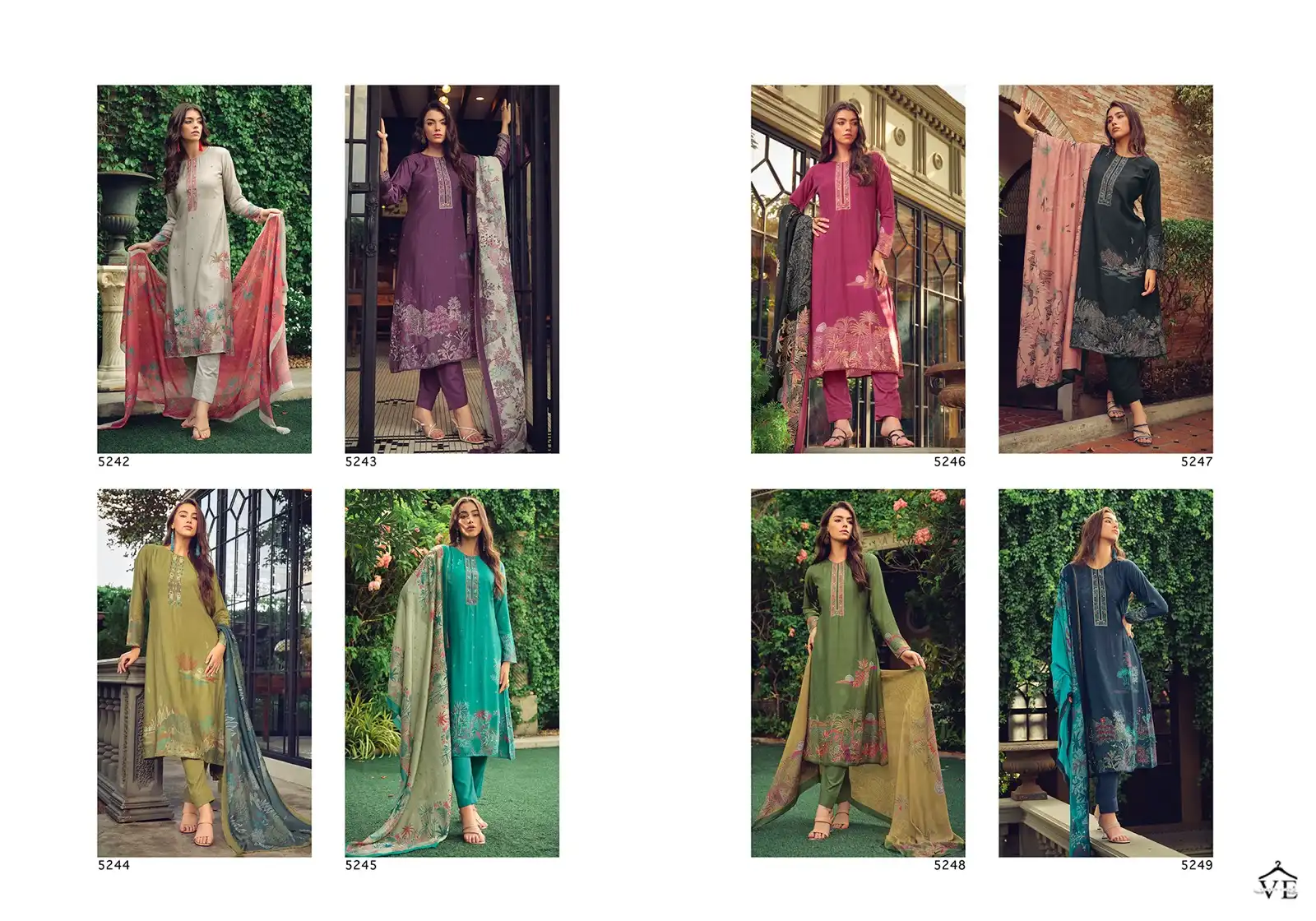 Prm Trendz Dastaar Pure Musline Silk Wholesale Designer Salwar Suit Catalog — Wholesale Salwar Suits, MPA wholesale from Surat — view 9