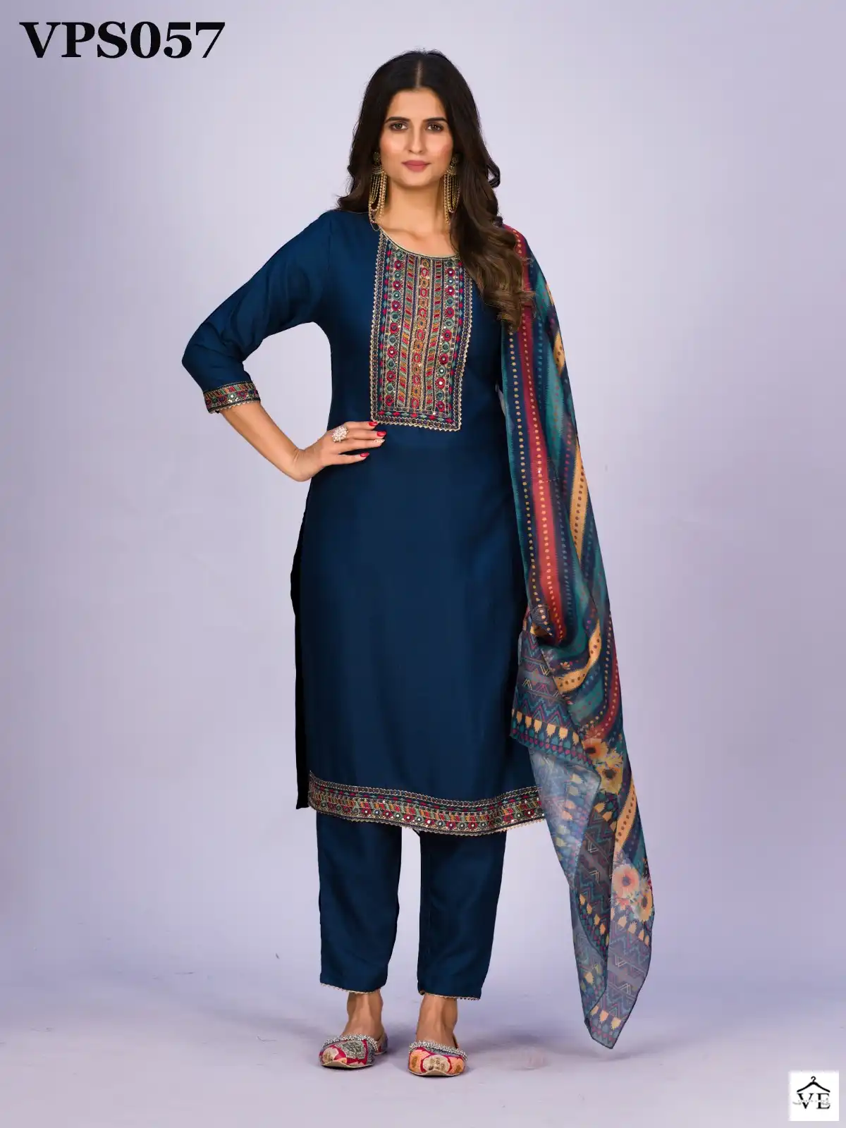 VE Dress Vol-2 Viscose Rayon Wholesale Readymade Suits Catalog — Wholesale Salwar Suits, MPA wholesale from Surat - Gallery Image 7