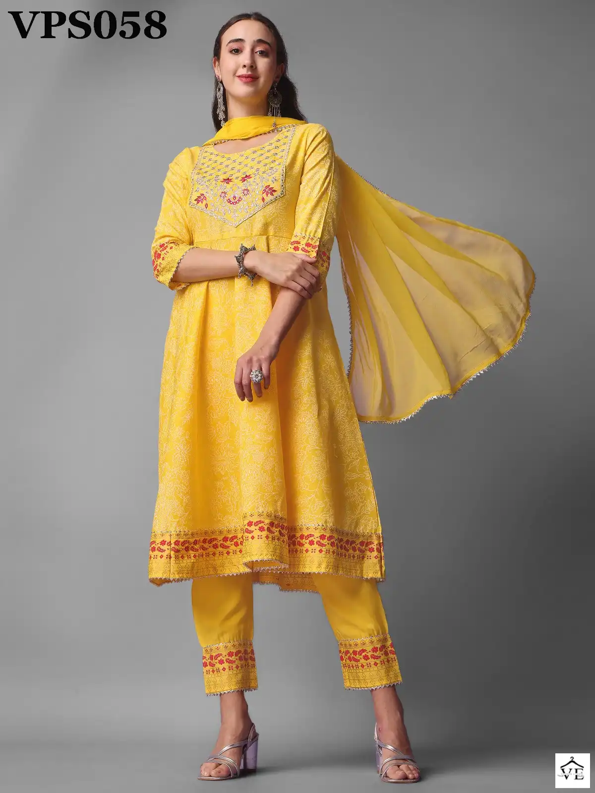 VE Dress Vol-2 Viscose Rayon Wholesale Readymade Suits Catalog — Wholesale Salwar Suits, MPA wholesale from Surat - Gallery Image 8
