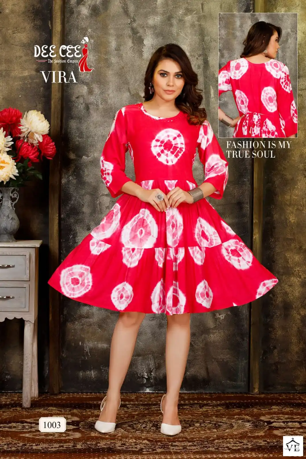Deecee Vira Heavy Rayon Wholesale Fancy Kurtis Catalog — Wholesale Kurtis, MPA wholesale from Surat - Gallery Image 4