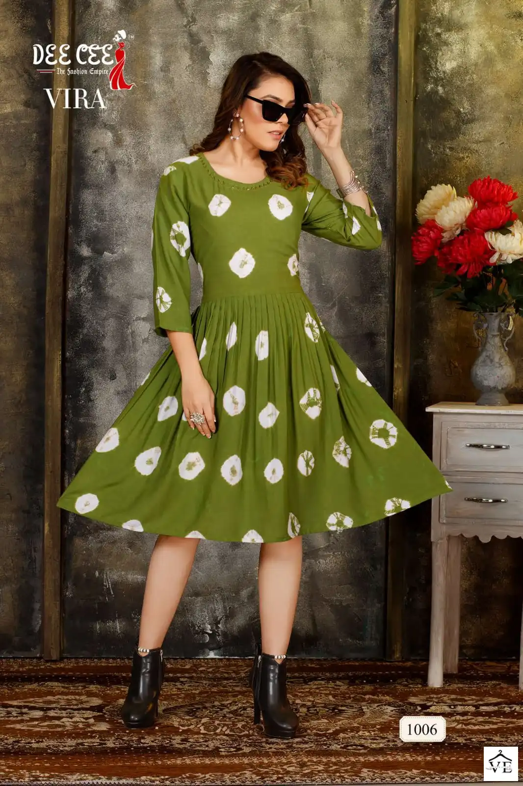 Deecee Vira Heavy Rayon Wholesale Fancy Kurtis Catalog — Wholesale Kurtis, MPA wholesale from Surat - Gallery Image 6