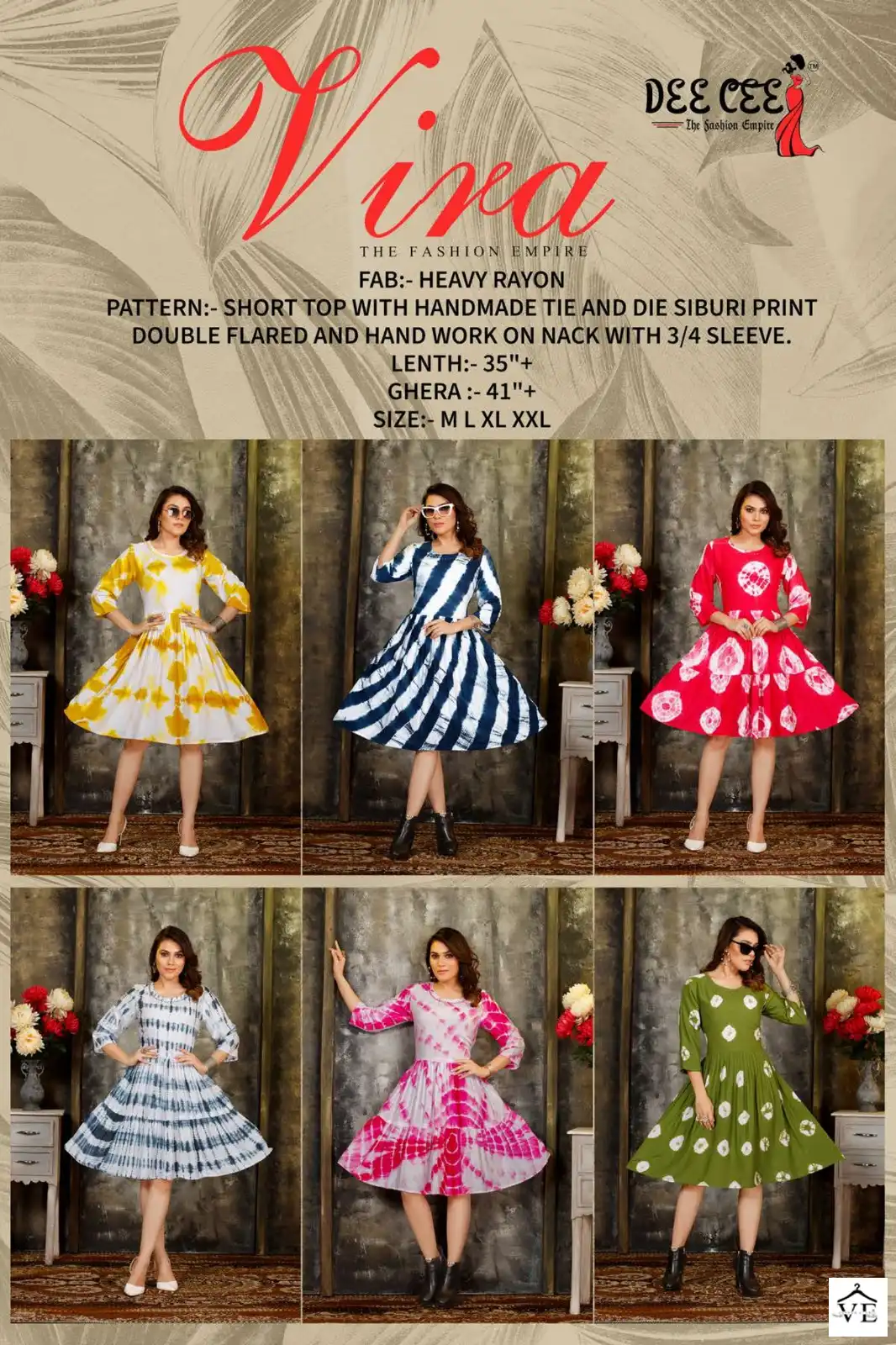 Deecee Vira Heavy Rayon Wholesale Fancy Kurtis Catalog — Wholesale Kurtis, MPA wholesale from Surat — view 7