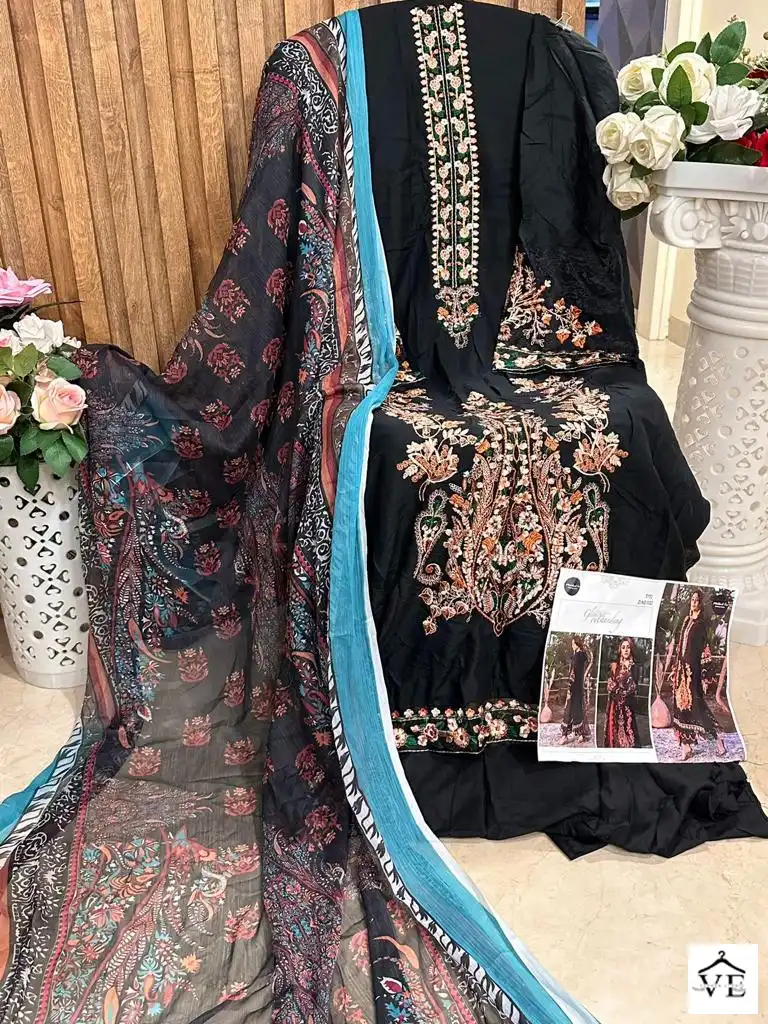 Mehboob Tex 1133 Rayon 16Kg Wholesale Pakistani Suit — Wholesale Salwar Suits, MPA wholesale from Surat - Gallery Image 4
