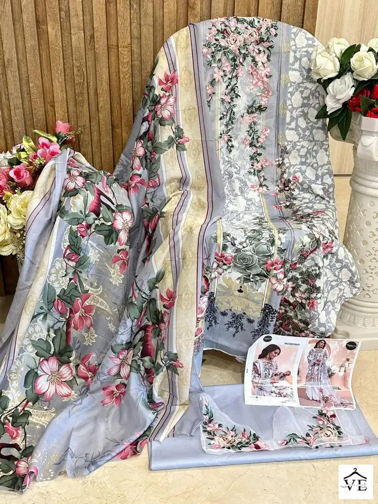Mehboob Tex 1151 Pure Cotton Wholesale Pakistani Suit — Wholesale Salwar Suits, MPA wholesale from Surat - Gallery Image 2