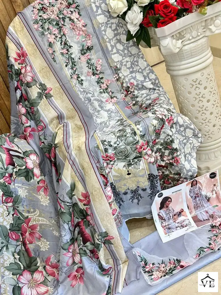 Mehboob Tex 1151 Pure Cotton Wholesale Pakistani Suit — Wholesale Salwar Suits, MPA wholesale from Surat — view 3