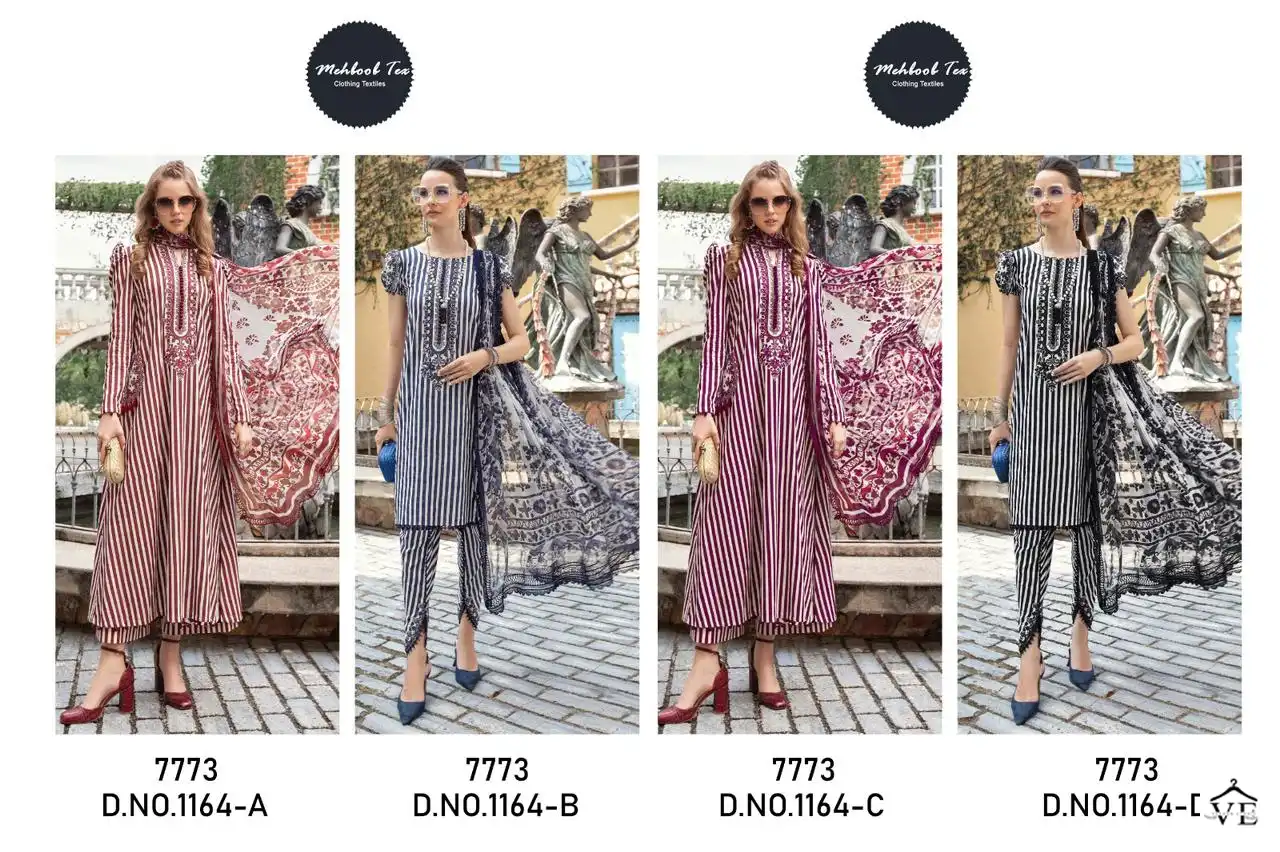 Mehboob 1164 Pure Cotton Wholesale Pakistani Suit — Wholesale Salwar Suits, MPA wholesale from Surat — view 17