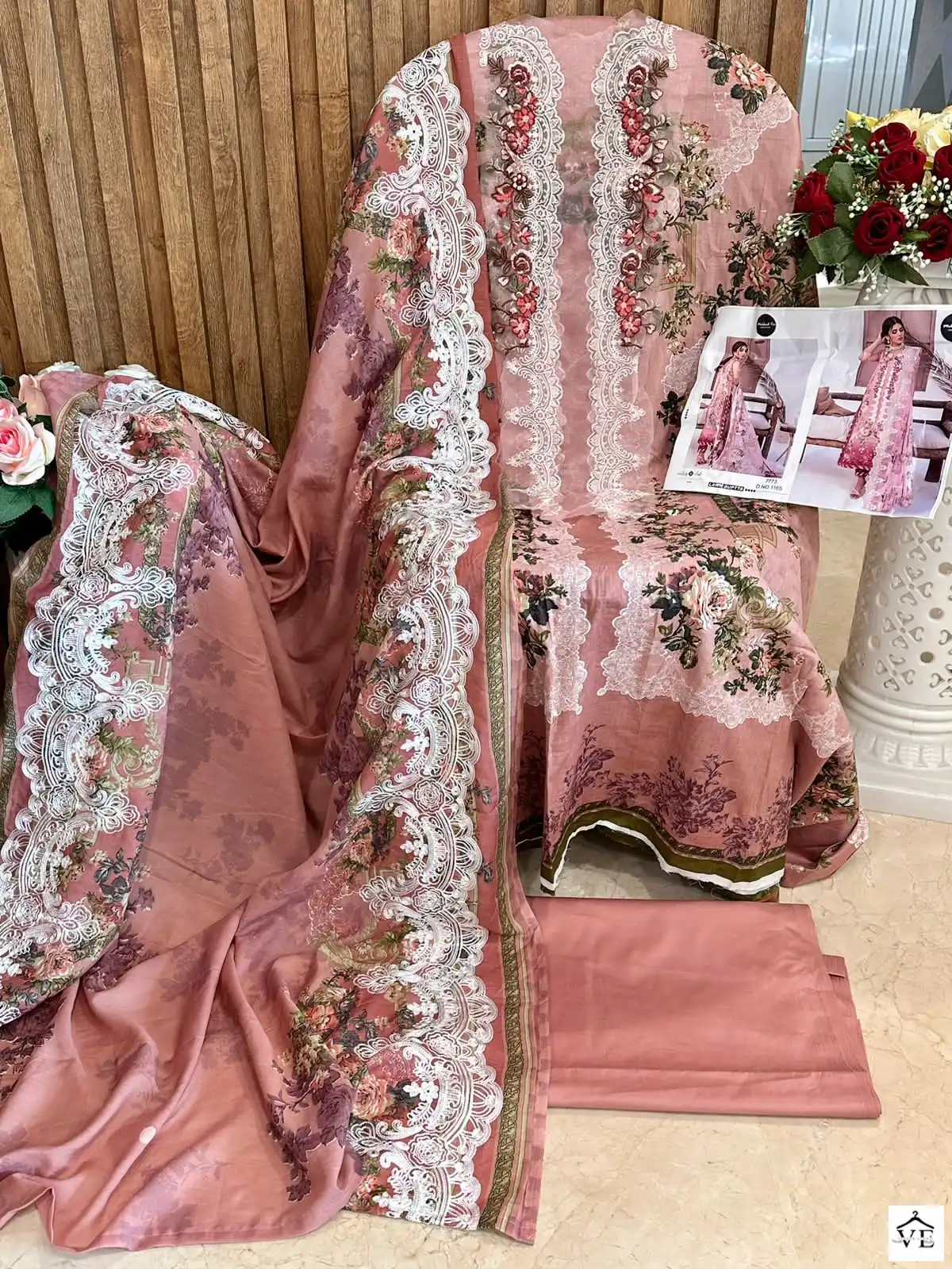 Mehboob 1165 Lawn Cotton Wholesale Pakistani Suit — Wholesale Salwar Suits, MPA wholesale from Surat - Gallery Image 2