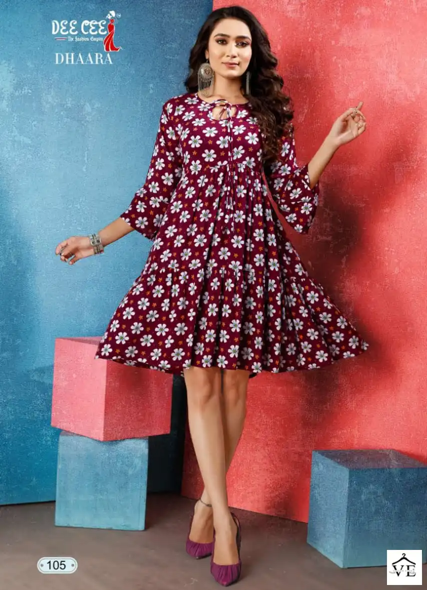 Deecee Dhaara Bombay Rayon Wholesale Kurti Catalog — Wholesale Kurtis, MPA wholesale from Surat — view 1