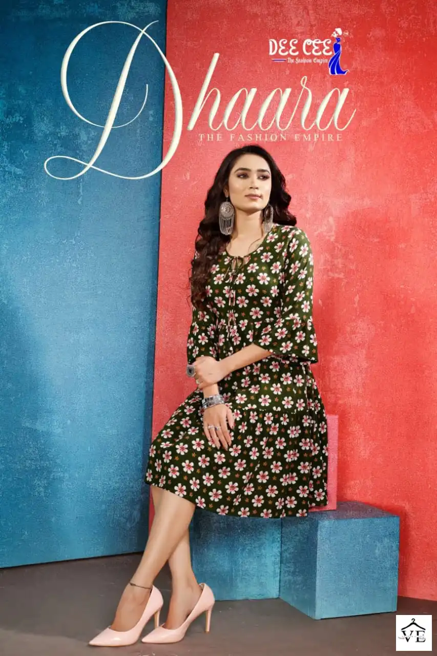 Deecee Dhaara Bombay Rayon Wholesale Kurti Catalog — Wholesale Kurtis, MPA wholesale from Surat - Gallery Image 2