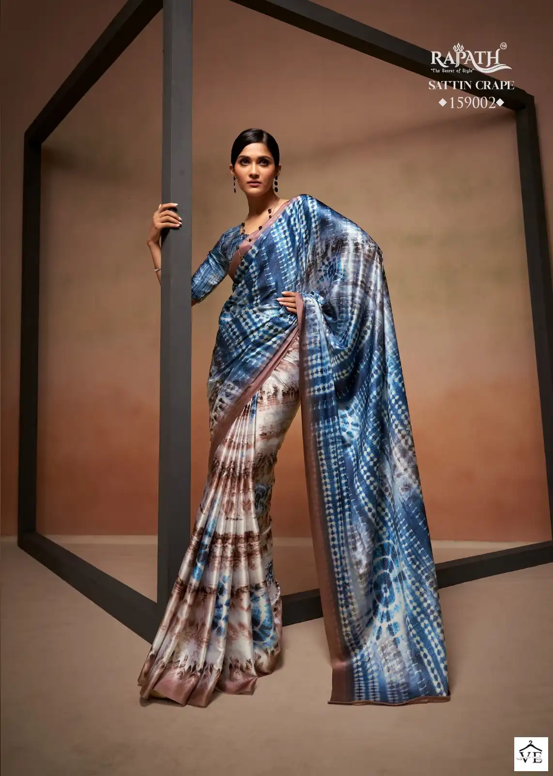Rajpath Digital Rainbow Bollywood Sattin Wholesale Fancy Saree Catalog — Wholesale Sarees, MPA wholesale from Surat - Gallery Image 2