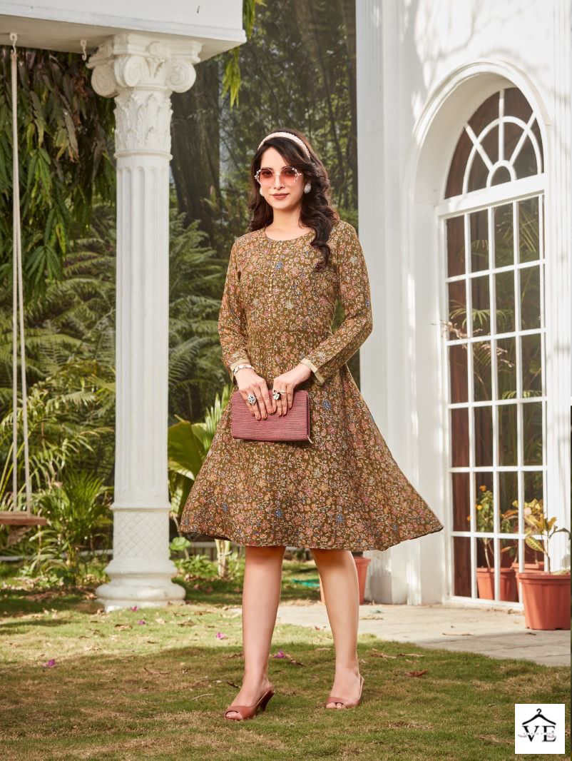 Poonam Designer Dollar Rayon Wholesale Tunics Catalog — Wholesale Kurtis, MPA wholesale from Surat - Gallery Image 3