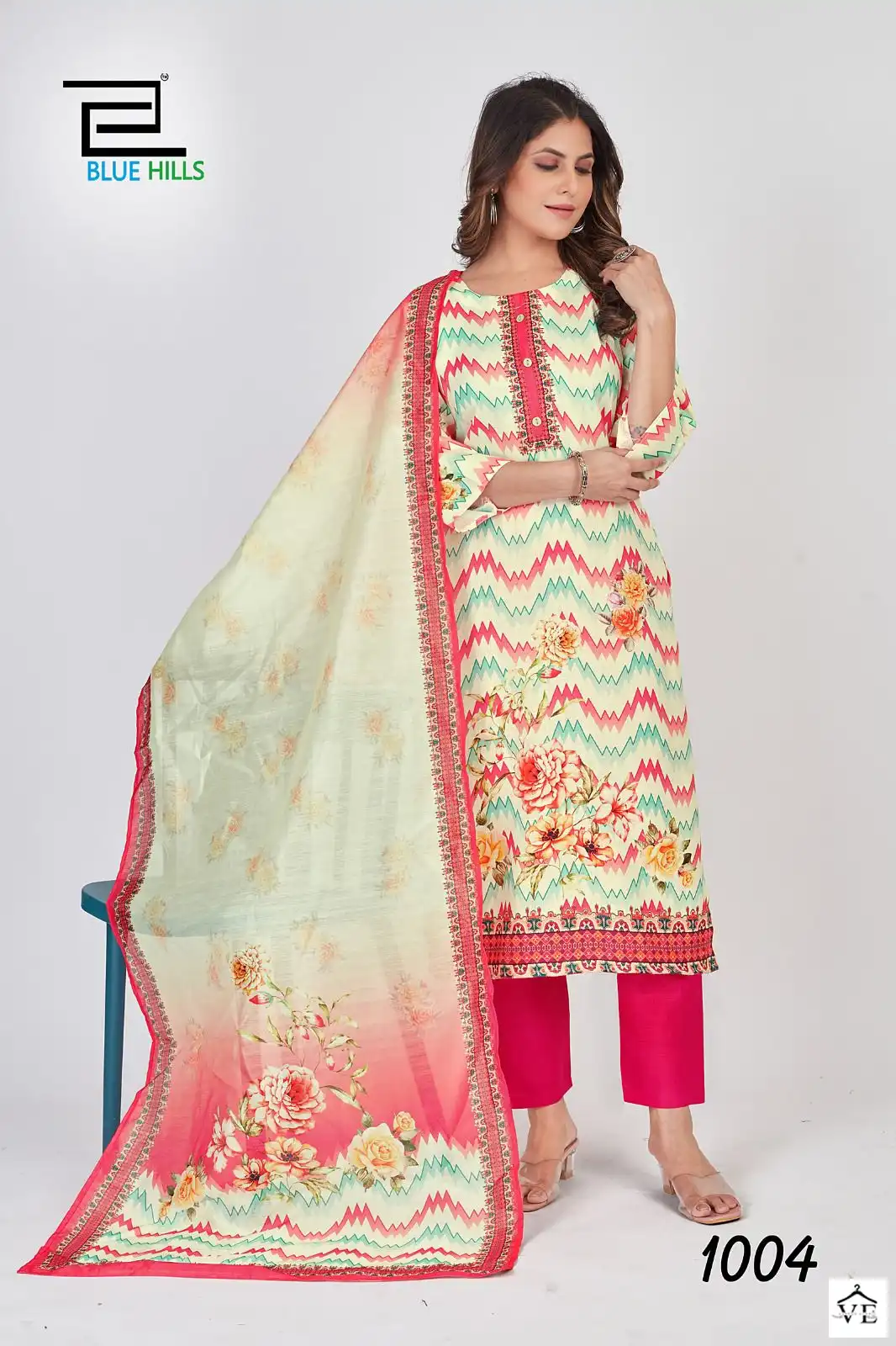 Blue Hills Dollar Cotton Linen Wholesale Readymade Salwar Suit Catalog — Wholesale Salwar Suits, MPA wholesale from Surat - Gallery Image 4
