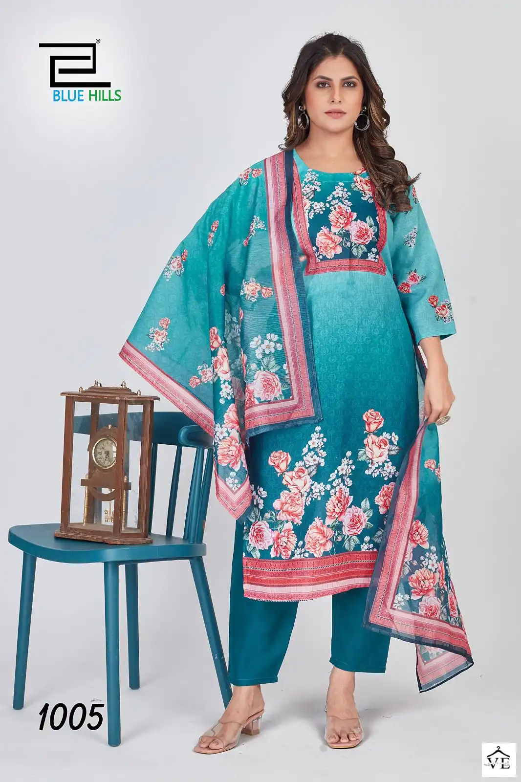 Blue Hills Dollar Cotton Linen Wholesale Readymade Salwar Suit Catalog — Wholesale Salwar Suits, MPA wholesale from Surat - Gallery Image 6