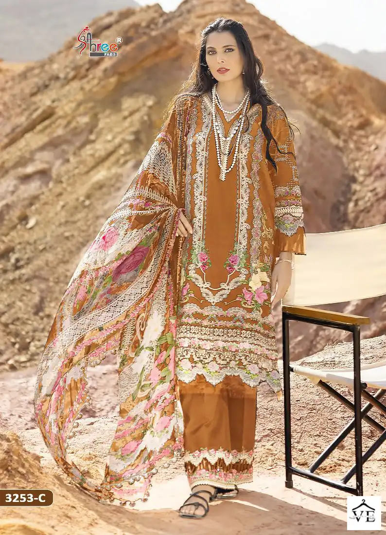 Shree Fabs Elaf Premium Lawn Collection Cotton Wholesale Pakistanisalwar Suit Catalog — Wholesale Salwar Suits, MPA wholesale from Surat - Gallery Image 2