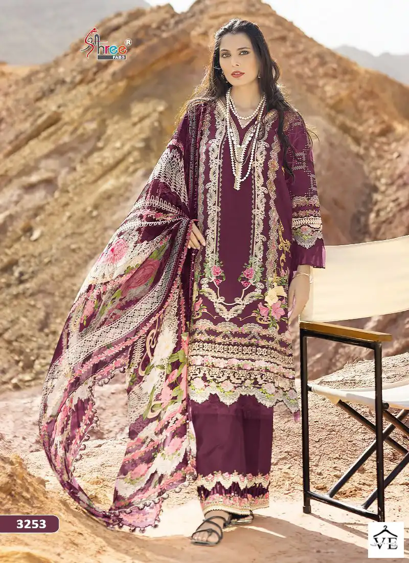 Shree Fabs Elaf Premium Lawn Collection Cotton Wholesale Pakistanisalwar Suit Catalog — Wholesale Salwar Suits, MPA wholesale from Surat - Gallery Image 3