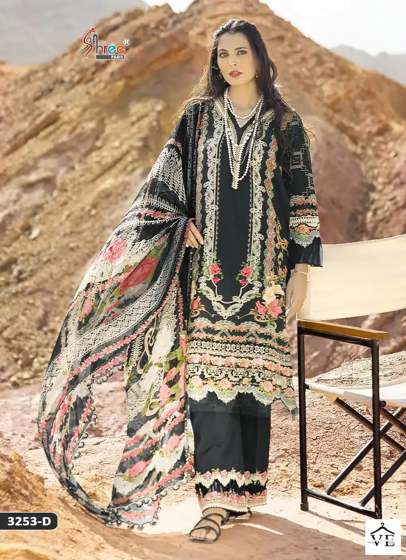 Shree Fabs Elaf Premium Lawn Collection Cotton Wholesale Pakistanisalwar Suit Catalog — Wholesale Salwar Suits, MPA wholesale from Surat - Gallery Image 4