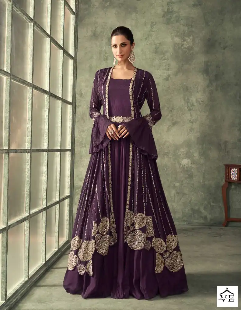 Sayuri Evergreen Real Georgette Wholesale Readymade Suits Catalog — Wholesale Salwar Suits, Sayuri Designer wholesale from Surat - Gallery Image 2