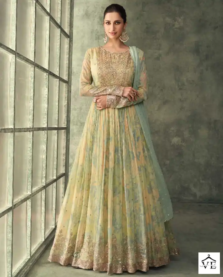 Sayuri Evergreen Real Georgette Wholesale Readymade Suits Catalog — Wholesale Salwar Suits, Sayuri Designer wholesale from Surat — view 1
