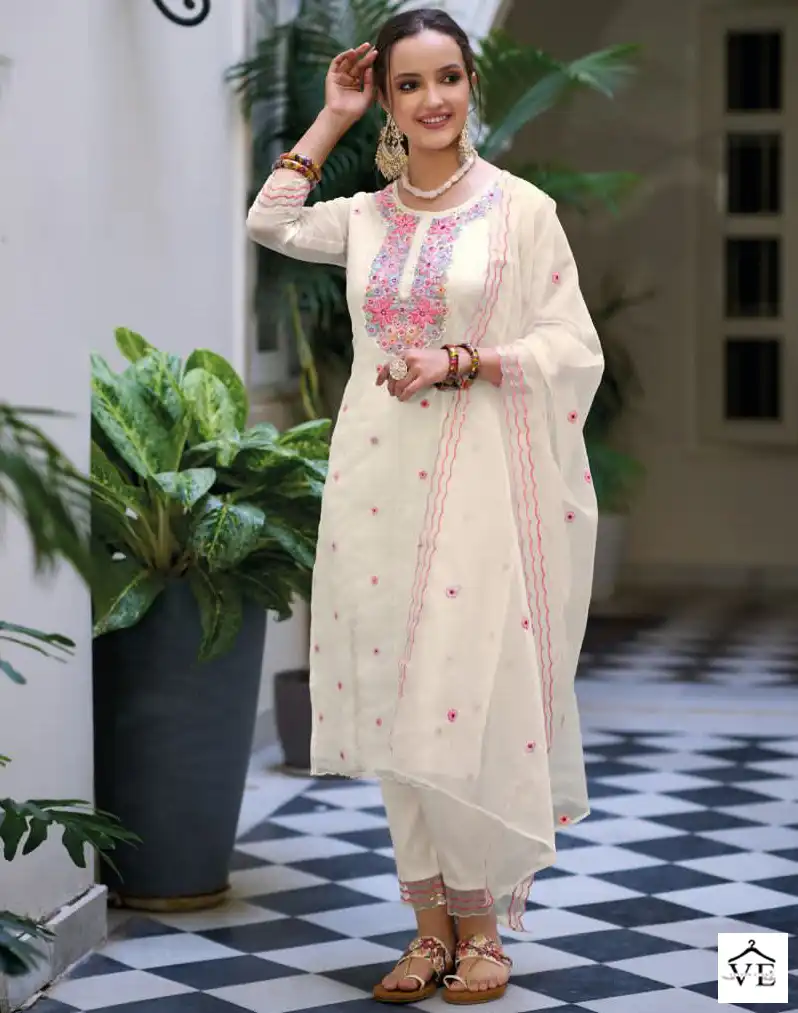 Zaveri Eliza Heavy Organza Wholesale Designer Readymade Salwar Suit Catalog — Wholesale Salwar Suits, MPA wholesale from Surat — view 1