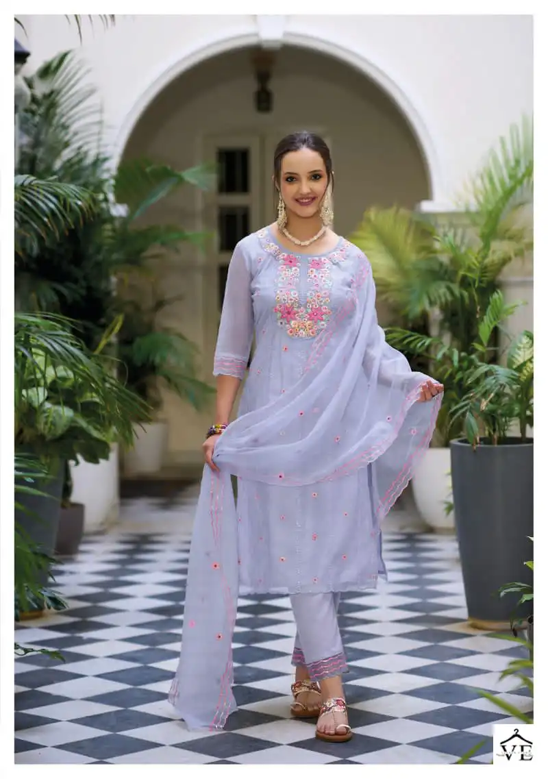 Zaveri Eliza Heavy Organza Wholesale Designer Readymade Salwar Suit Catalog — Wholesale Salwar Suits, MPA wholesale from Surat - Gallery Image 4