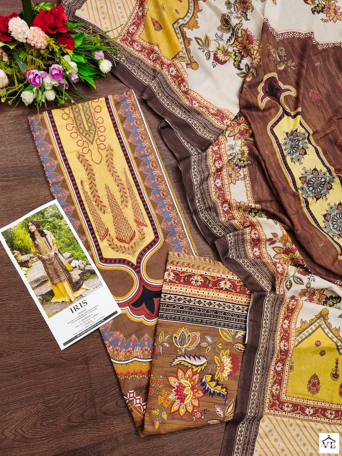 Iris Fariyas Cambric Cotton Wholesale Fancy Pakistani Salwar Suit Catalog — Wholesale Salwar Suits, MPA wholesale from Surat - Gallery Image 6
