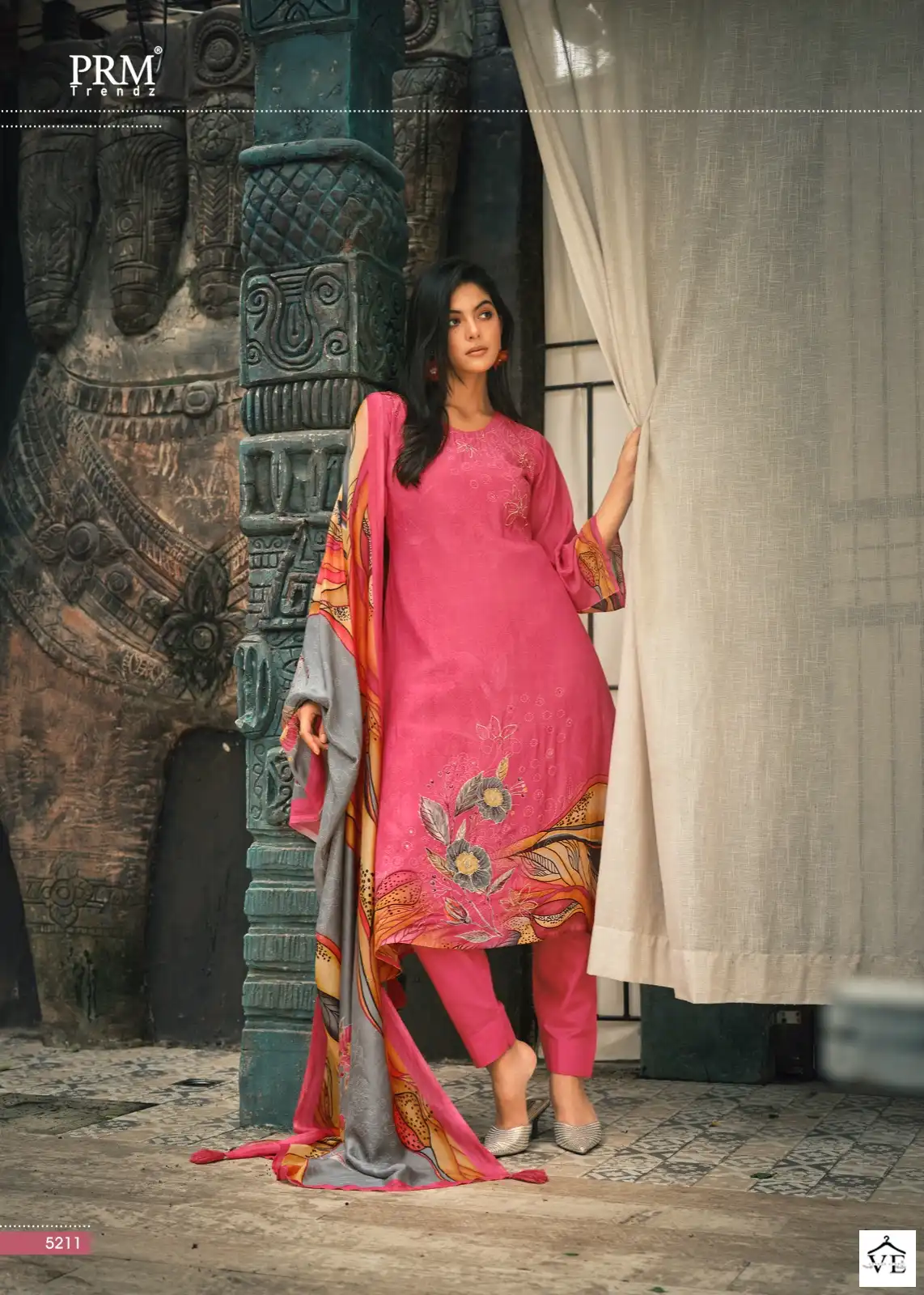 Prm Trendz Firaaq Pure Musline Silk Wholesale Salwar Suit Catalog — Wholesale Salwar Suits, MPA wholesale from Surat - Gallery Image 2