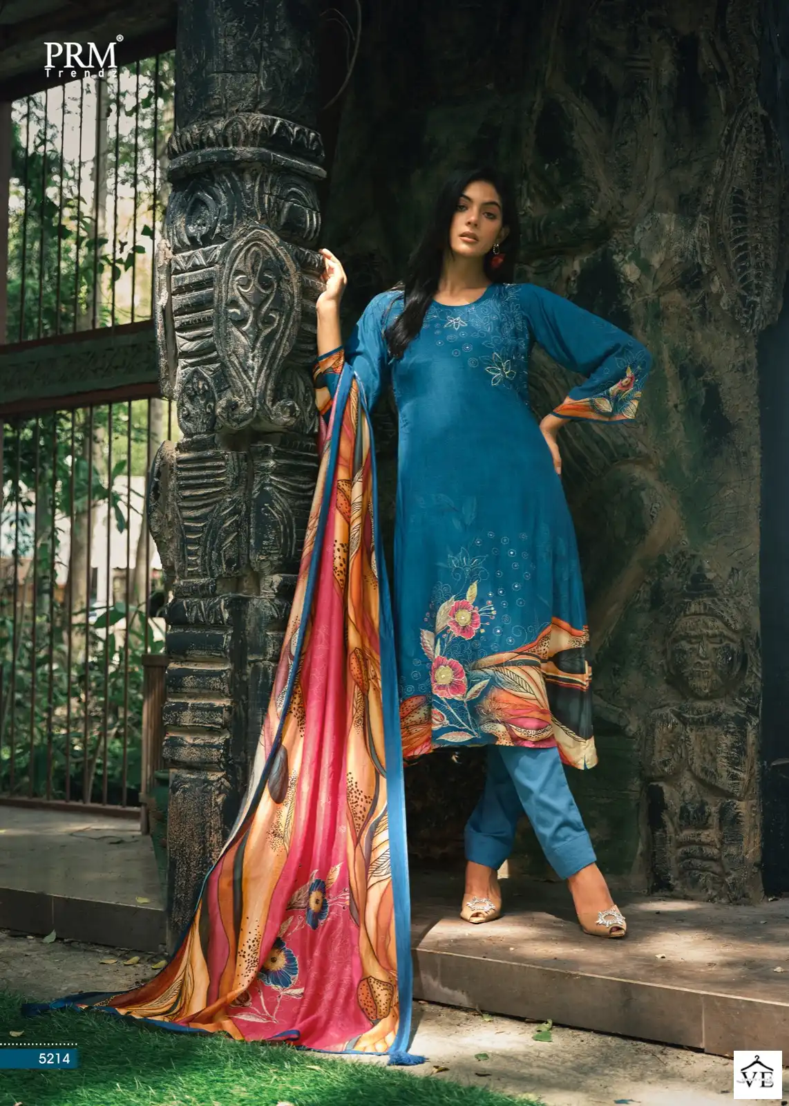 Prm Trendz Firaaq Pure Musline Silk Wholesale Salwar Suit Catalog — Wholesale Salwar Suits, MPA wholesale from Surat - Gallery Image 4