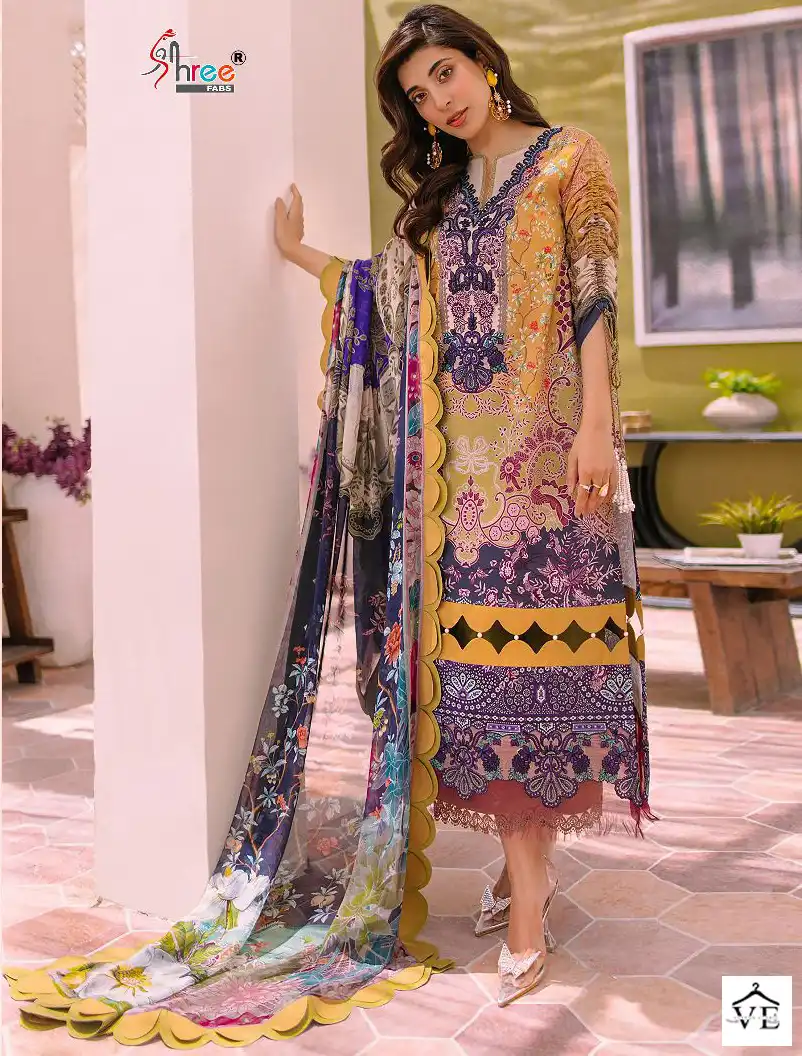 Shree Fabs Firdous Exclisve Collection Vol 30 Cotton Wholesale Fancy Pakistani Salwar Suit Catalog — Wholesale Salwar Suits, MPA wholesale from Surat — view 1