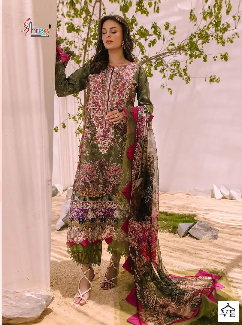Shree Fabs Firdous Exclisve Collection Vol 30 Cotton Wholesale Fancy Pakistani Salwar Suit Catalog — Wholesale Salwar Suits, MPA wholesale from Surat - Gallery Image 3