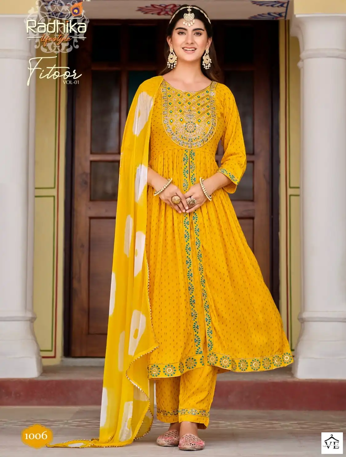 Radhika Life Style Fitoor Vol 1 Rayon Wholesale Readymade Salwar Suit Catalog — Wholesale Salwar Suits, MPA wholesale from Surat — view 1