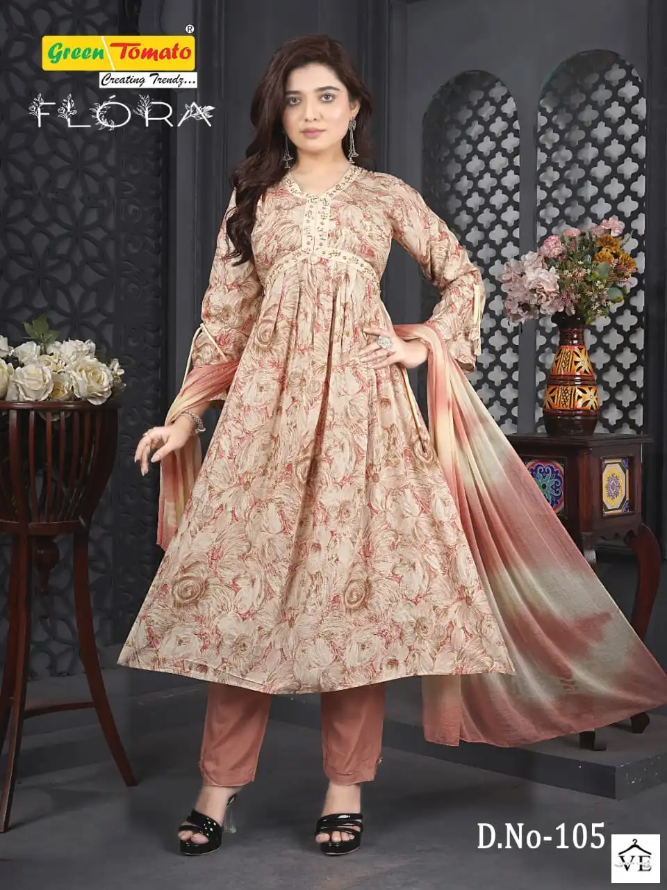 VE Flora Rayon Wholesale Readymade Suits Catalog — Wholesale Salwar Suits, MPA wholesale from Surat - Gallery Image 5