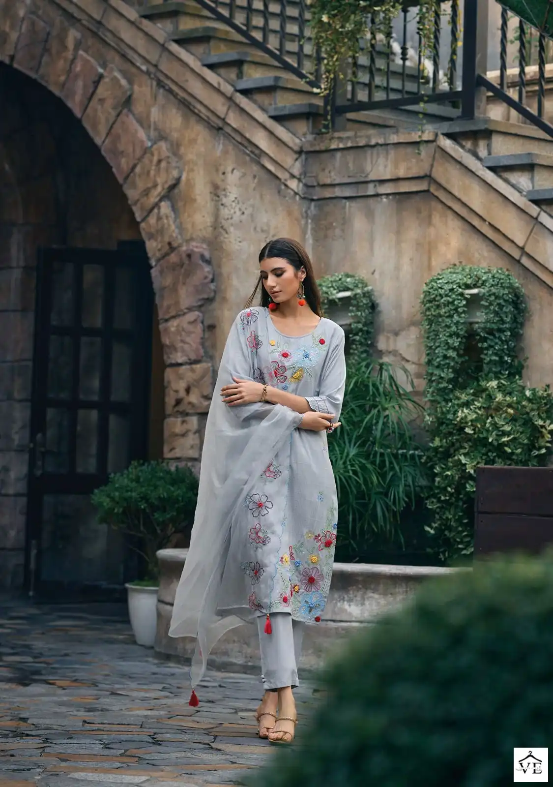 Kailee Fashion Fluer Vol-4 Pure Viscose Wholesale Readymade Suits Catalog — Wholesale Salwar Suits, Kailee Fashion wholesale from Surat - Gallery Image 6
