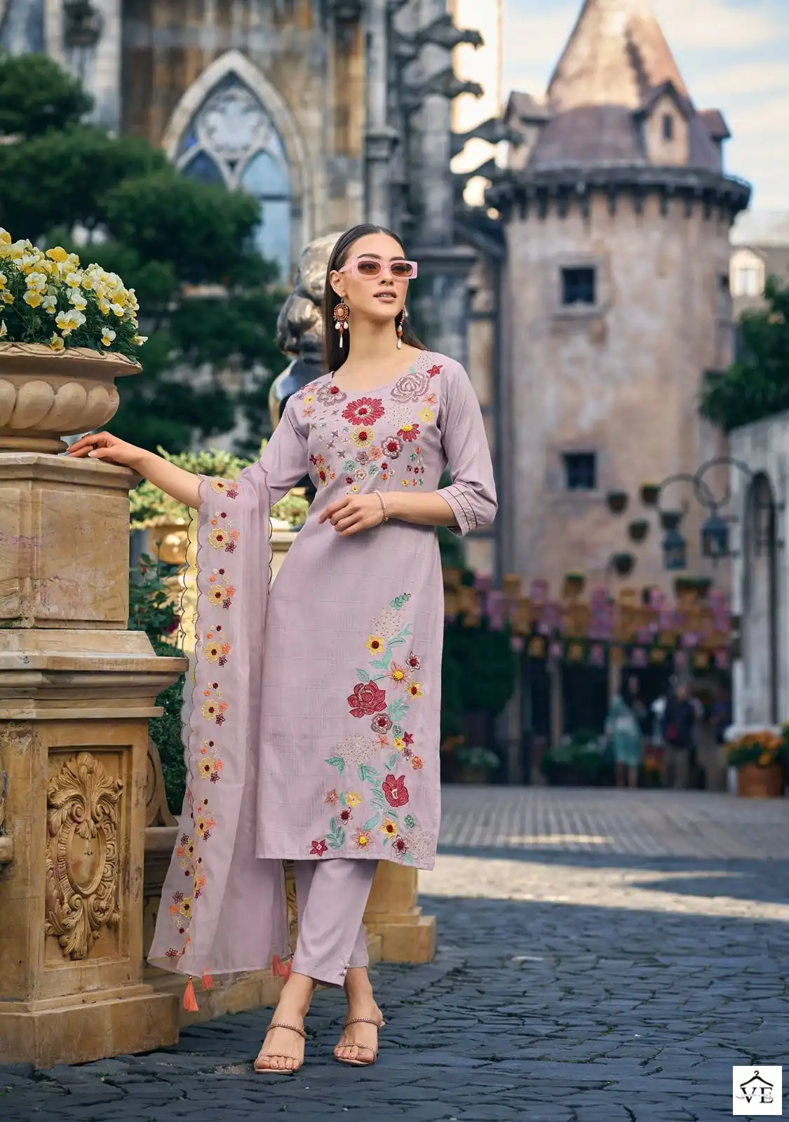 Kailee Fashion Fluer Vol-4 Pure Viscose Wholesale Readymade Suits Catalog — Wholesale Salwar Suits, Kailee Fashion wholesale from Surat - Gallery Image 3