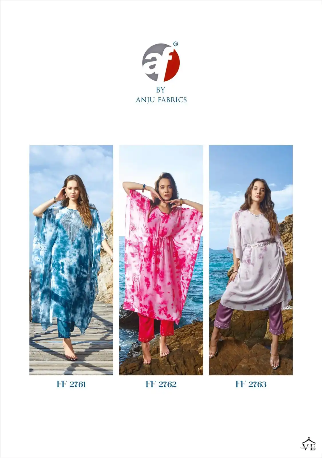 Anju Fabrics Fashion Fever Vol 3 Pure Georgette Wholesale Kaftan With Pant Catalog — Wholesale Kurtis, MPA wholesale from Surat — view 7