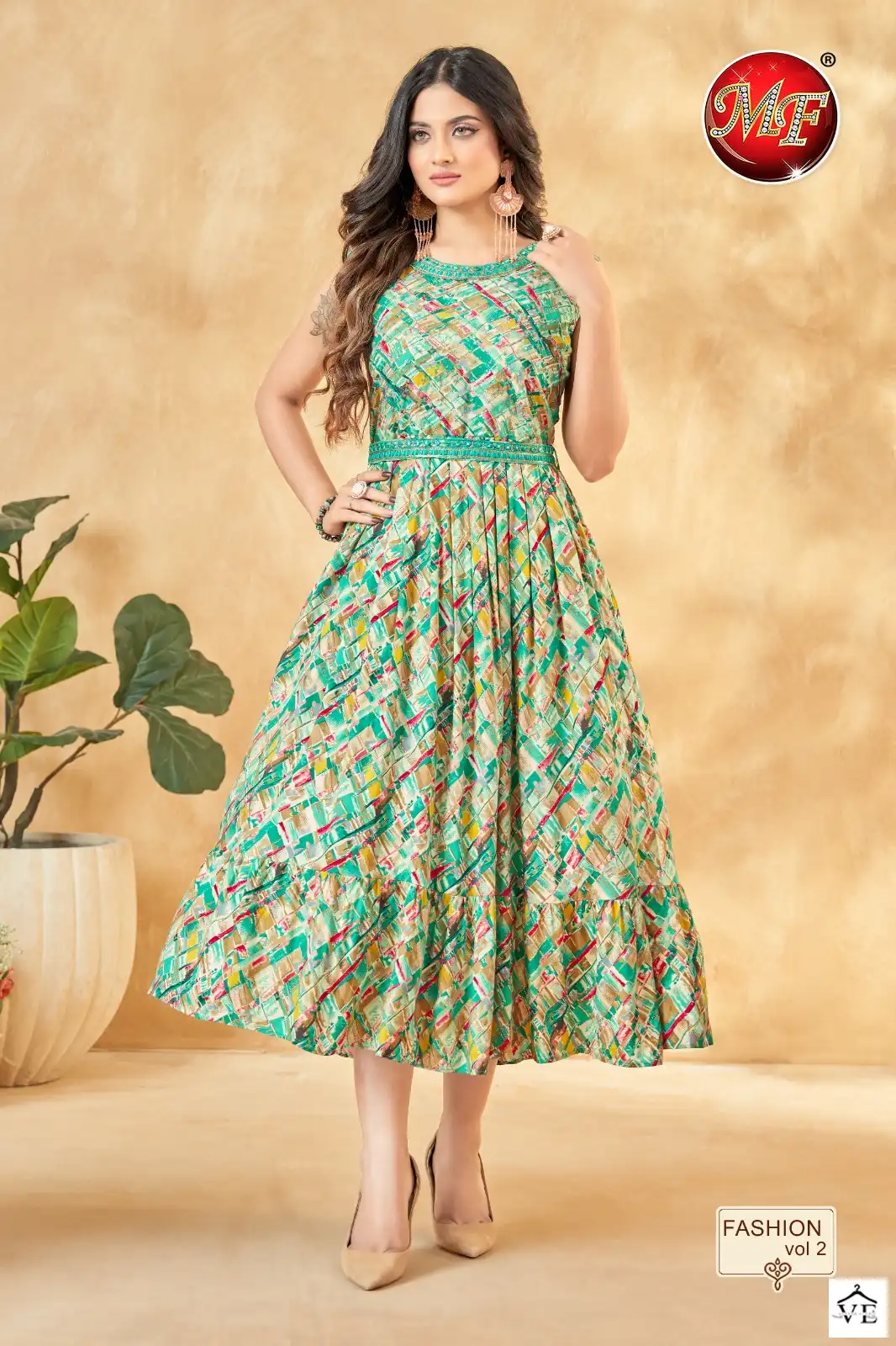 VE Fashion Vol 2 Heavy Rayon Wholesale Kurti Catalog — Wholesale Kurtis, MPA wholesale from Surat — view 2