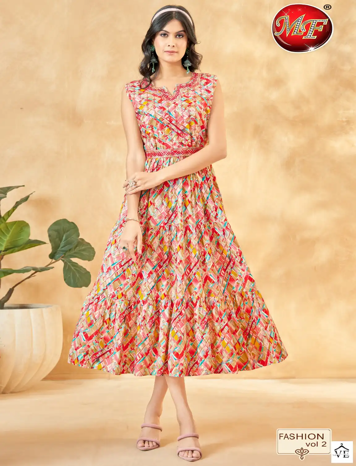 VE Fashion Vol 2 Heavy Rayon Wholesale Kurti Catalog — Wholesale Kurtis, MPA wholesale from Surat — view 1