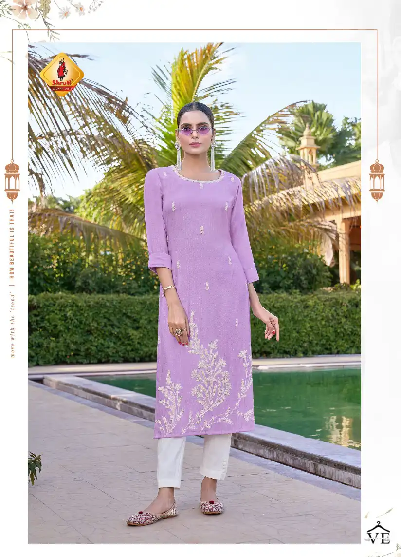 Vardan Ethnic Femina Vol 1 Soft Muslin Wholesale Designer Kurtis Catalog — Wholesale Kurtis, MPA wholesale from Surat - Gallery Image 2