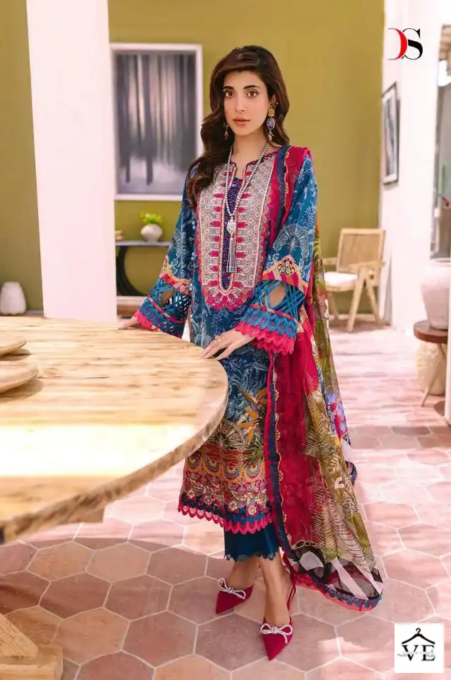 Deepsy Suits Firodus Classic Lawn 23 Pure Cotton Wholesale Salwar Suit Catalog — Wholesale Salwar Suits, MPA wholesale from Surat - Gallery Image 2