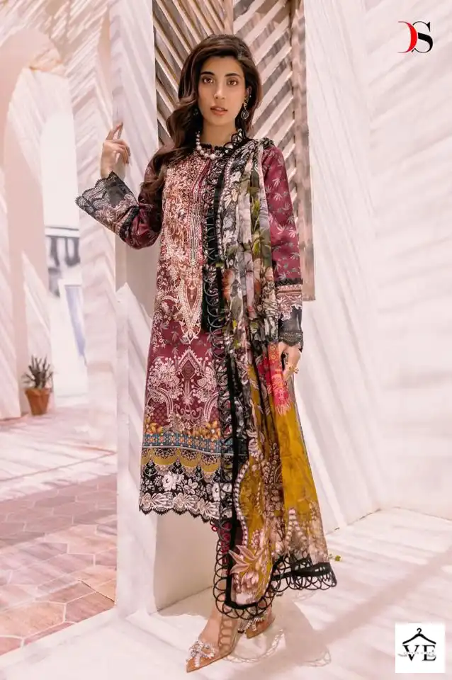 Deepsy Suits Firodus Classic Lawn 23 Pure Cotton Wholesale Salwar Suit Catalog — Wholesale Salwar Suits, MPA wholesale from Surat - Gallery Image 4